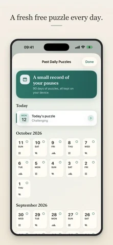 Calm Sudoku: Daily App Store screenshot