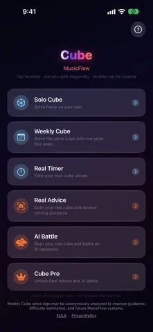 Cube: 3x3 Cube Solver App Store screenshot