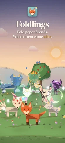 Foldlings: Foldable Friends App Store screenshot