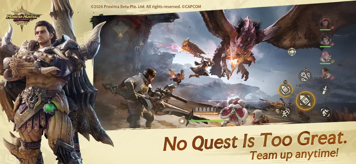 Monster Hunter Outlanders App Store screenshot
