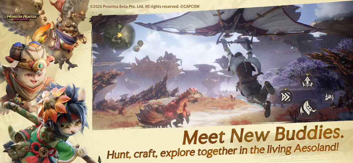 Monster Hunter Outlanders App Store screenshot