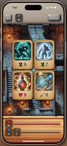 Scoundrel Solitaire App Store screenshot