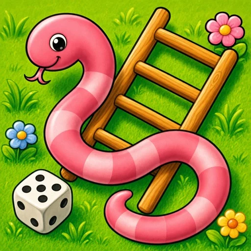 Snakes and Ladders: Daily Dice app icon