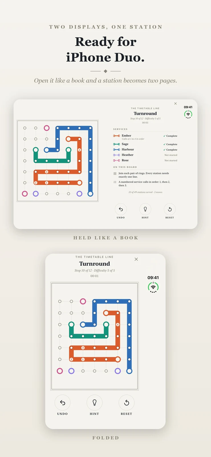 Terminus — iPhone Duo promotional screenshot from the developer's App Store listing