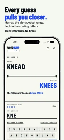 Wordhump: Daily Word Puzzle App Store screenshot